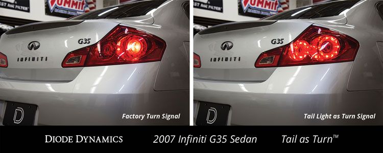 2003 2008 Infiniti G35 Sedan Tail as Turn Module pair Wise