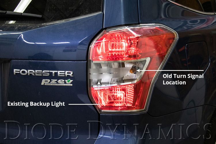 2014 2018 Subaru Forester Standard Tail as Turn Backup Module