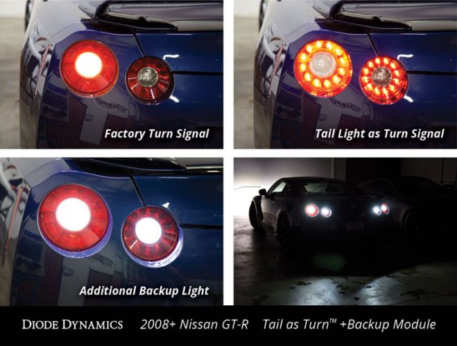 2008-2016 Nissan GT-R Tail as Turn™ +Backup Module – Wise Detailz