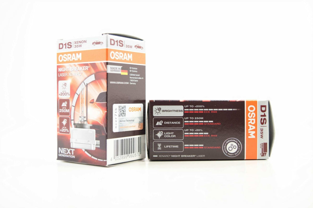 D1S: Osram 66140 Nightbreaker Laser – Wise Detailz Automotive Lighting  Modifications