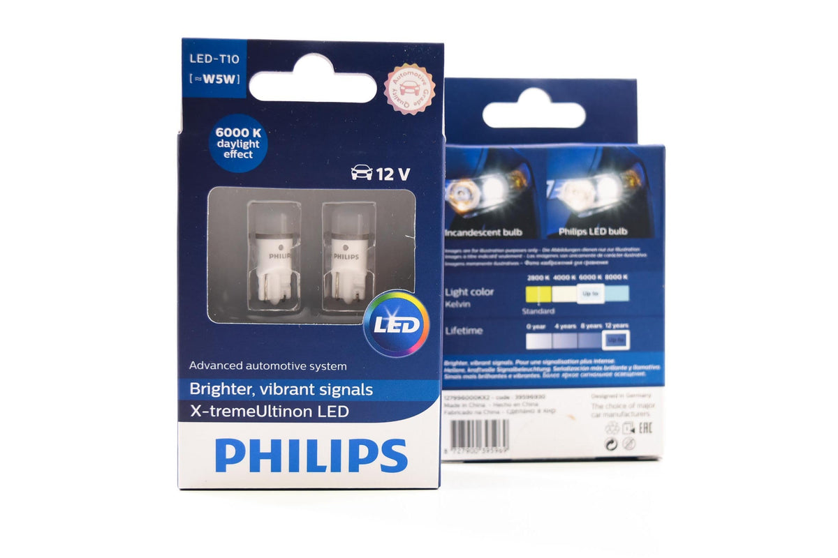 Slutning forhøjet Indgang T10/194: Philips X-Treme Ultinon – Wise Detailz Automotive Lighting  Modifications