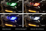 2018-2019 Ford Mustang Multicolor DRL LED Boards (USDM)