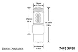 7443 XP80 LED | 1 Pair