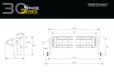 SS12 Stage Series 12" White Light Bar (Single)