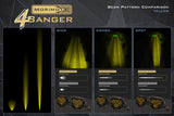MORIMOTO 4BANGER LED FOG LIGHTS: TOYOTA 4RUNNER (14-22)
