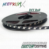 NeoPrismX 12v Custom DIY LED Roll – Black Faced