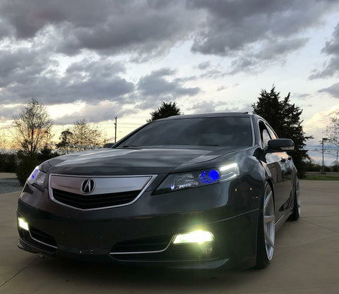 2009 2014 Acura TL Projector Retrofitted Headlights Wise Detailz