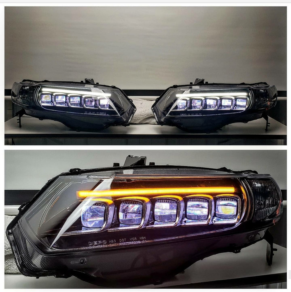 2010 sales civic headlights