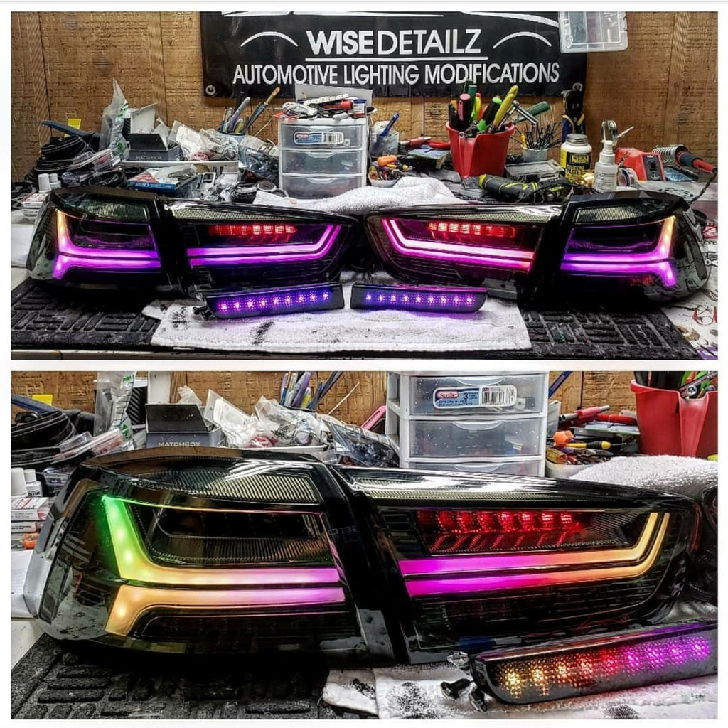ダースヴェイダーチェリーブロッサム3Dイリュージョンライト 2008-2017 Mitsubishi Evo X Tail Lights – Wise Detailz