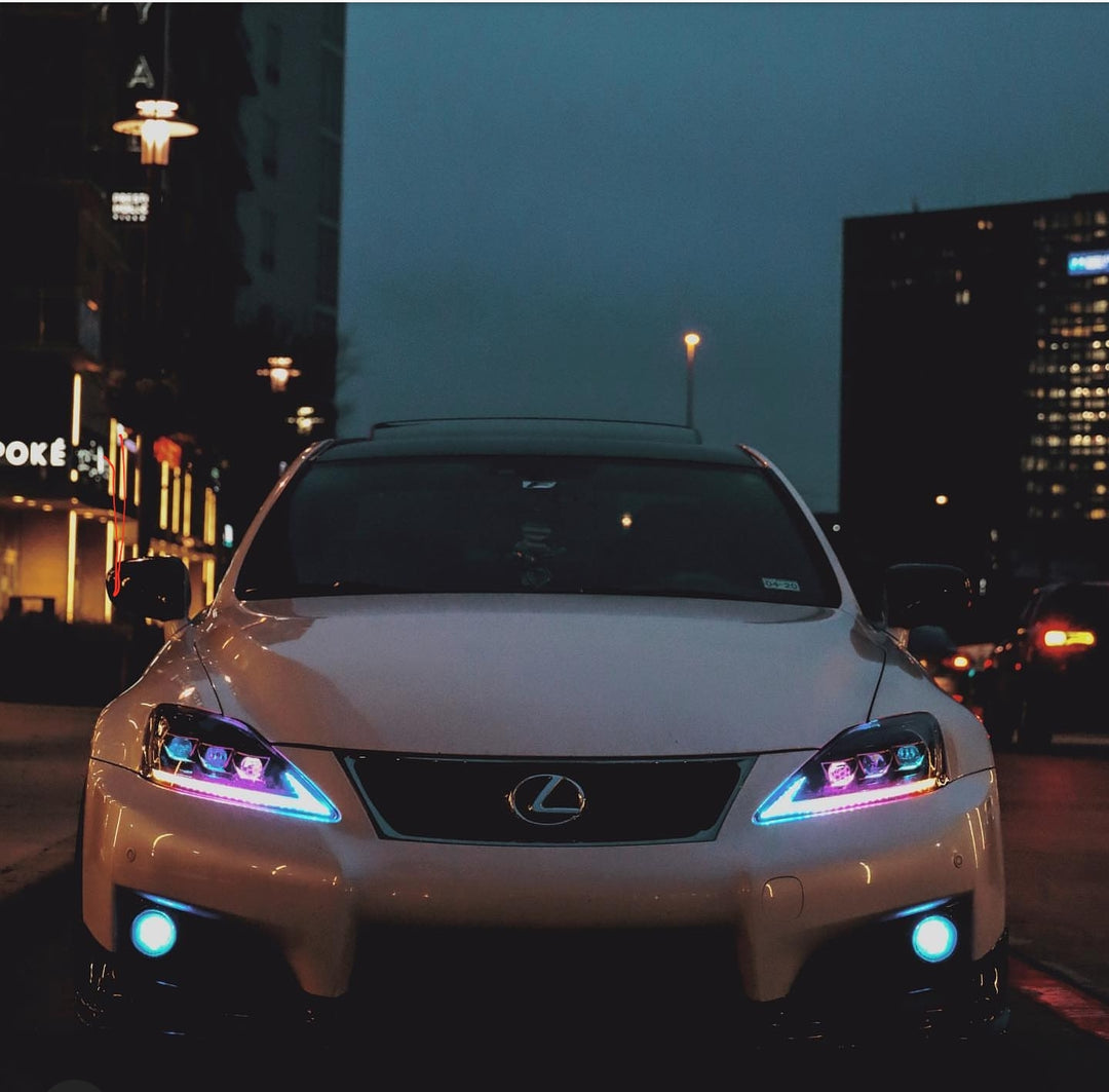 2006 2014 Lexus iS250 iS350 iSF Headlights Wise Detailz Automotive Lighting Modifications