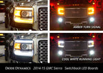 2014-2015 GMC Sierra 1500 & 2016-2018 2500/3500 Switchback DRL LED Boards